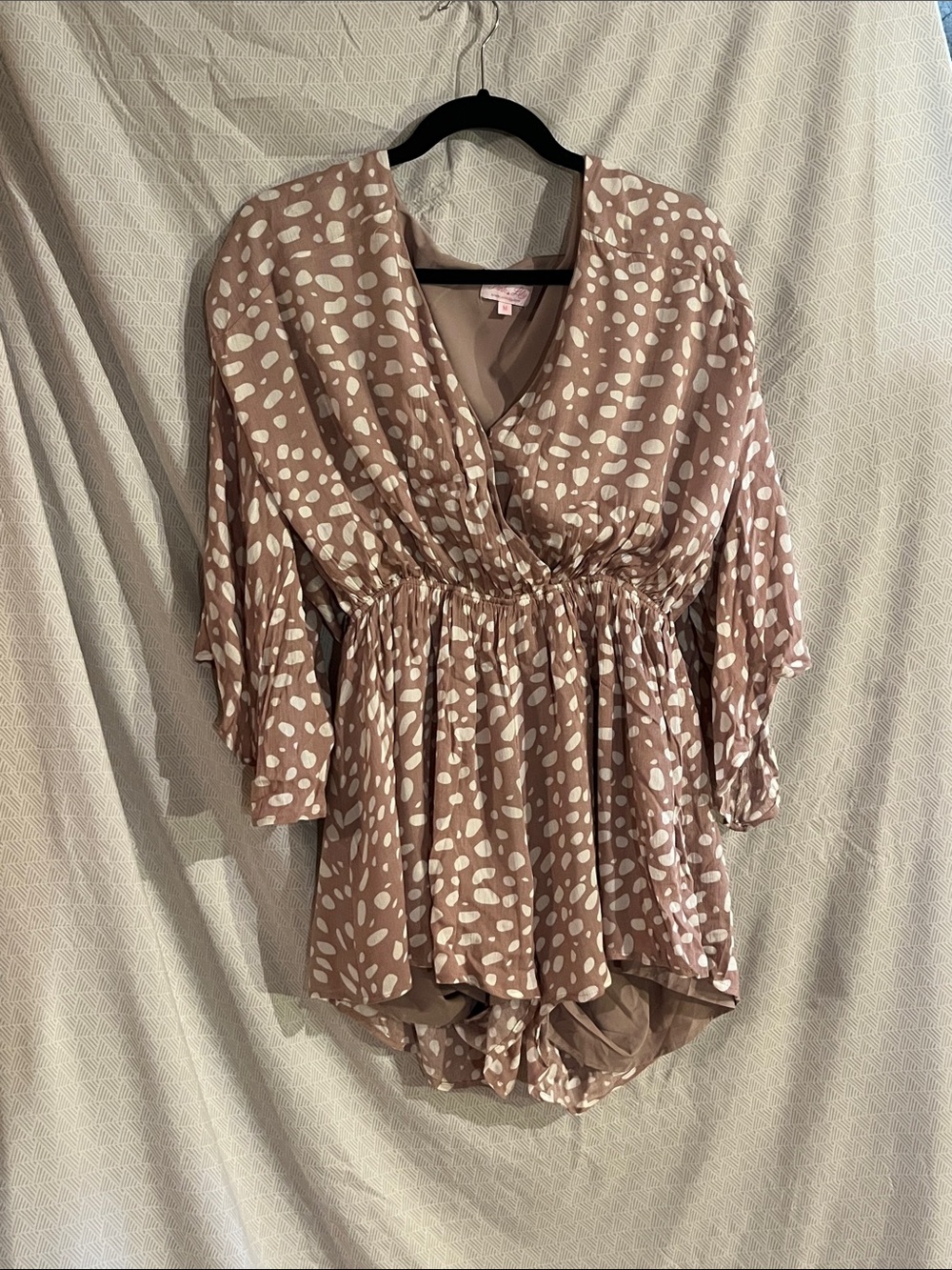 Pink Lily Romper